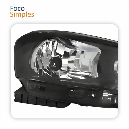 Farol Principal Volkswagen Gol G6 2012 2013 2014 2015 2016 Saveiro Voyage G6 2013 2014 2015 2016 Foco Simples Lado Direito Passageiro