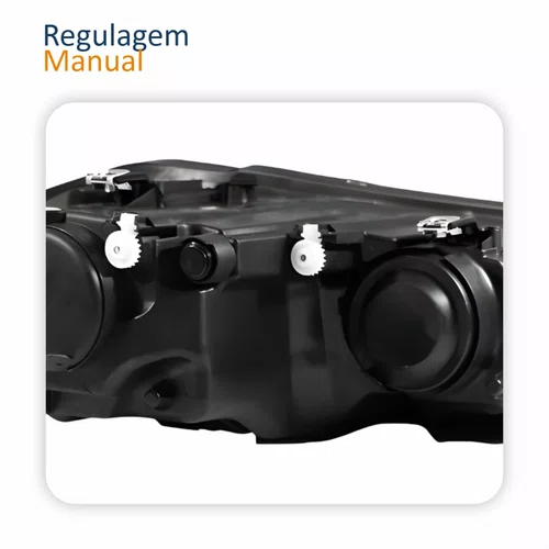 Farol Principal Vw Polo Virtus 2018 2019 2020 2021 2022 Máscara Negra Lado Esquerdo Motorista