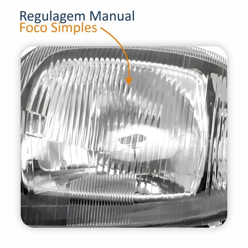 Farol Renault Clio 2000 2001 2002 Manual Lado Esquerdo Motorista