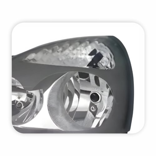 Farol Renault Clio 2003 Até 2012 Máscara Cinza Lado Esquerdo Motorista