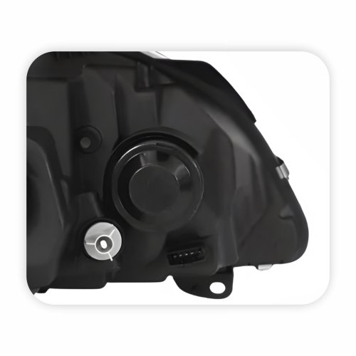 Farol Renault Clio 2003 Até 2012 Máscara Cinza Lado Esquerdo Motorista