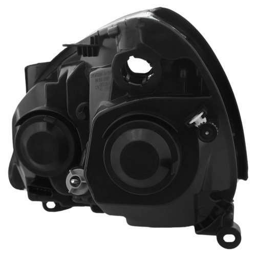 Farol Renault Clio 2003 Até 2012 Mascara Negra Lado Direito Passageiro