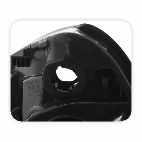 Farol Renault Clio 2003 Até 2012 Mascara Negra Lado Direito Passageiro