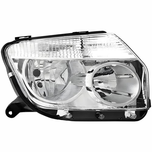 Farol Renault Duster 2010 Até 2014 Máscara Cromada Lado Direito Passageiro