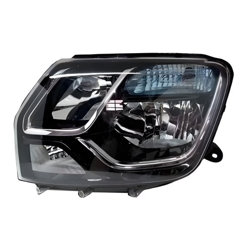 Farol Renault Duster Oroch 2015 Até 2019 Cúpula Azul Lado Esquerdo Motorista