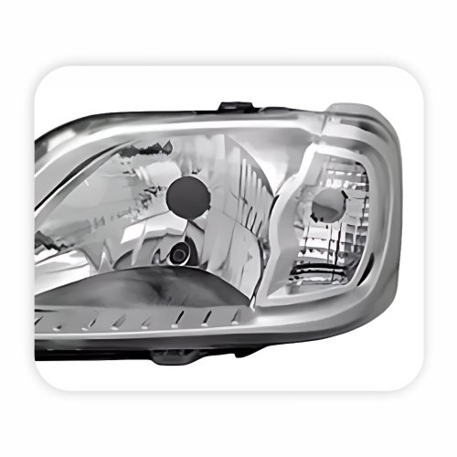 Farol Renault Logan 2007 Até 2010 Máscara Cromada Lado Esquerdo Motorista