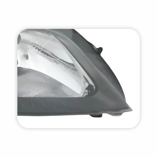 Farol Renault Logan 2007 Até 2010 Máscara Cinza Lado Direito Passageiro
