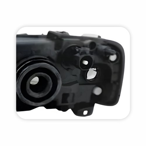 Farol Renault Logan 2007 Até 2010 Máscara Cinza Lado Direito Passageiro
