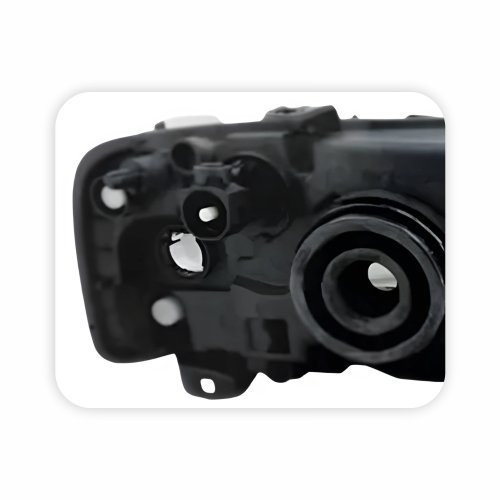 Farol Renault Logan 2007 Até 2010 Máscara Cinza Lado Esquerdo Motorista