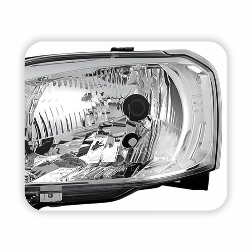 Farol Renault Logan 2011 2012 2013 2014 Máscara Cromada Lado Esquerdo Motorista