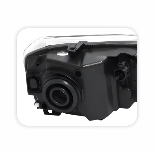 Farol Renault Logan 2011 Até 2014 Máscara Cromada Lado Esquerdo Motorista