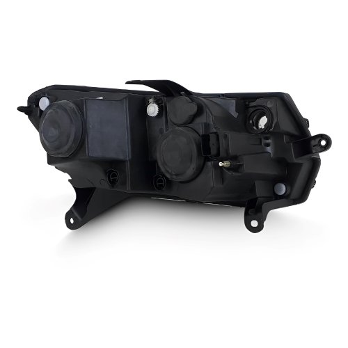 Farol Renault Logan Sandero 2015 até 2019 Máscara Negra Friso Cromado Lado Esquerdo Motorista