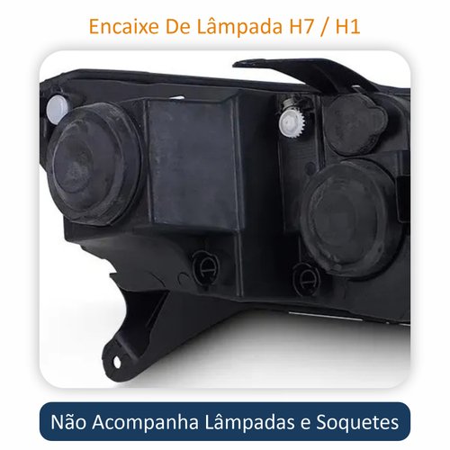 Farol Renault Logan Sandero 2015 Até 2019 Original Arteb Friso Cromado Lado Esquerdo Motorista