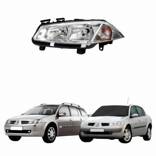 Farol Renault Megane Gran Tour 2006 Até 2012 Lado Esquerdo Motorista