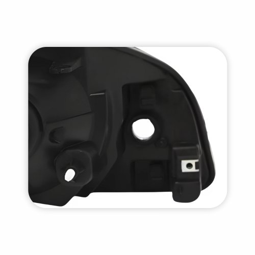 Farol Renault Sandero 2012 Até 2014 Máscara Cinza Lado Esquerdo Motorista