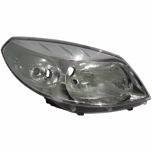 Farol Renault Sandero 2008 2009 2010 2011 Mascara Cromada Lado Direito Passageiro