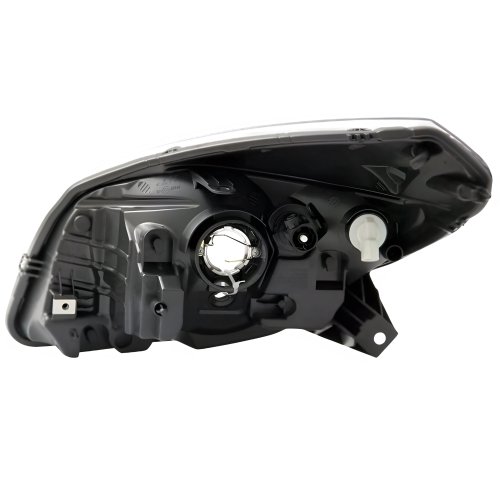 Farol Renault Sandero 2008 Até 2011 Máscara Cinza Lado Direito Passageiro