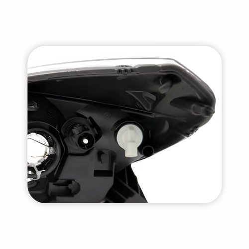 Farol Renault Sandero 2008 Até 2011 Máscara Cinza Lado Direito Passageiro