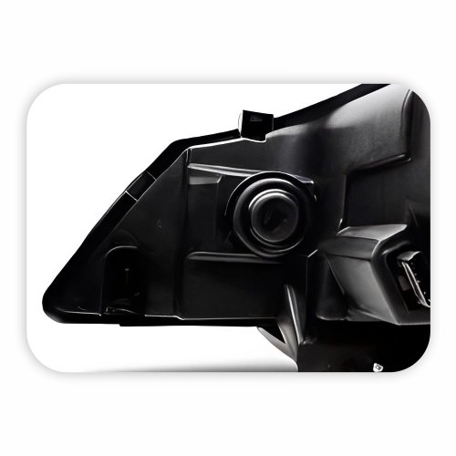 Farol Renault Symbol 2009 2010 2011 2012 2013 Mascara Cromada Lado Direito Passageiro