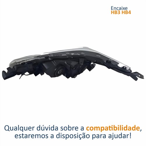 Farol Principal Toyota Corolla Xei 2018 2019 Com Led Lado Direito Passageiro
