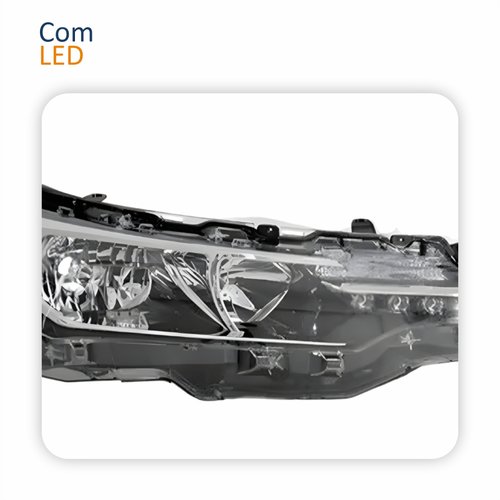 Farol Principal Toyota Corolla Xei 2018 2019 Com Led Lado Direito Passageiro