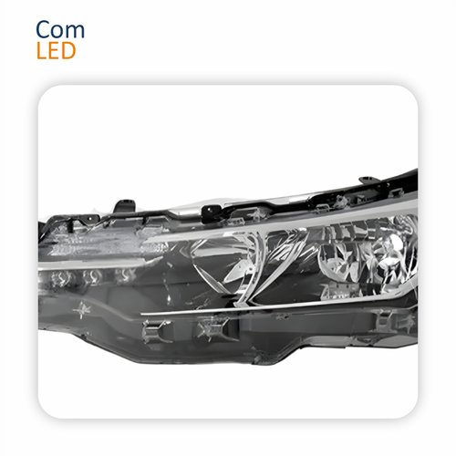 Farol Principal Toyota Corolla Xei 2018 2019 Com Led Lado Esquerdo Motorista
