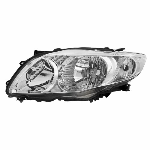 Farol Toyota Corolla 2008 2009 2010 2011 Cromado Lado Esquerdo Motorista