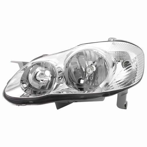 Farol Toyota Corolla Fielder 2005 2006 2007 Máscara Cromada Lado Esquerdo Motorista