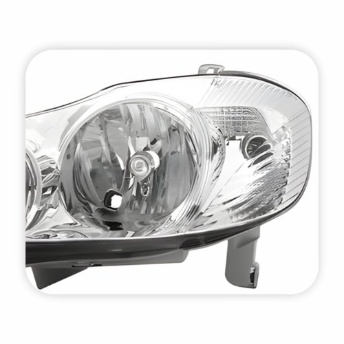 Farol Toyota Corolla Fielder 2005 2006 2007 Máscara Cromada Lado Esquerdo Motorista
