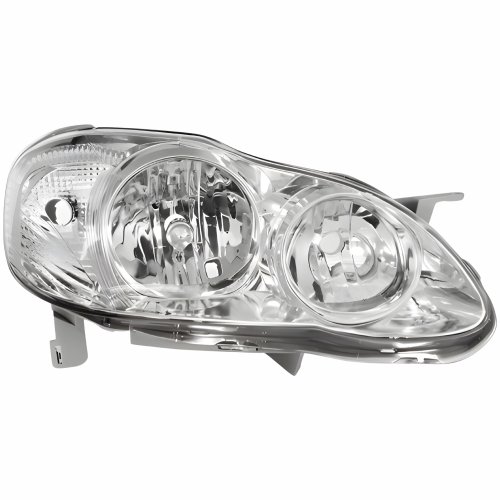 Farol Toyota Corolla Fielder 2003 Até 2008 Mascara Cromada Lado Direito Passageiro