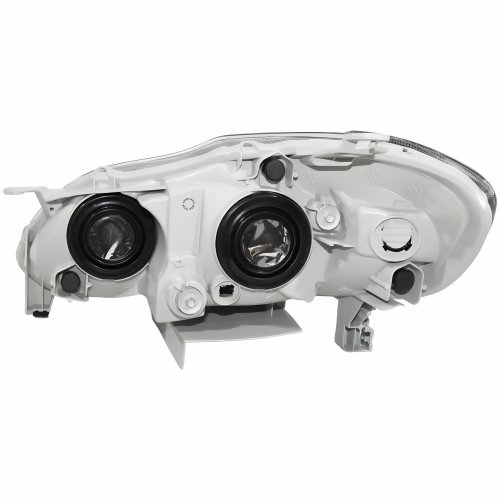 Farol Toyota Corolla Fielder 2003 Até 2008 Máscara Negra Lado Direito Passageiro