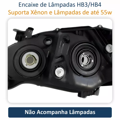 Farol Toyota Corolla Xrs 2012 Até 2014 Máscara Negra Lado Direito Passageiro