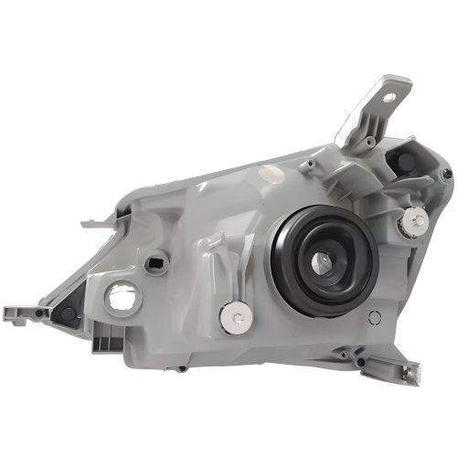 Farol Toyota Etios 2017 Até 2020 Máscara Cromada Carcaça Cinza Moldura Preta Lado Direito Passageiro