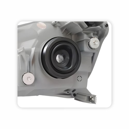 Farol Toyota Etios 2017 Até 2020 Máscara Cromada Carcaça Cinza Moldura Preta Lado Direito Passageiro