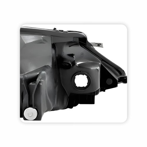 Farol Toyota Etios 2012 Até 2020 Máscara Cromada Carcaça Preta Lado Esquerdo Motorista