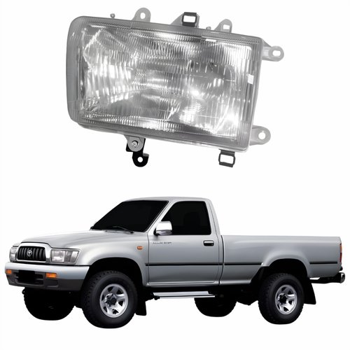 Farol Toyota Hilux Srv 2002 2003 2004 Original Lado Esquerdo Motorista