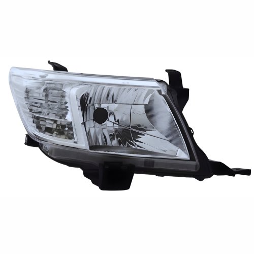 Farol Toyota Hilux Srv 2012 Até 2015 Máscara Cromada Lado Direito Passageiro