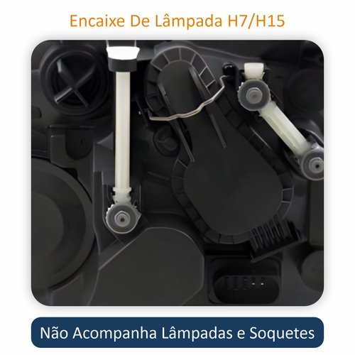 Farol Vw Amarok 2010 Até 2016 Original Arteb Regulagem Elétrica Lado Direito Passageiro