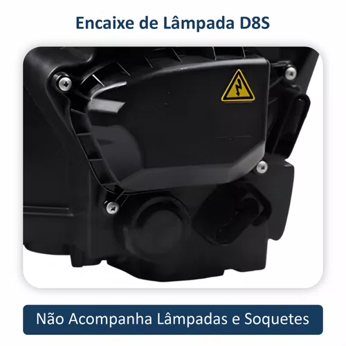 Farol Vw Amarok 2018 Até 2023 Com Led Com Projetor Lado Direito Passageiro