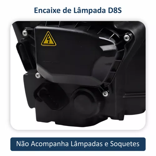 Farol Vw Amarok 2018 Até 2023 Com Led Com Projetor Lado Esquerdo Motorista