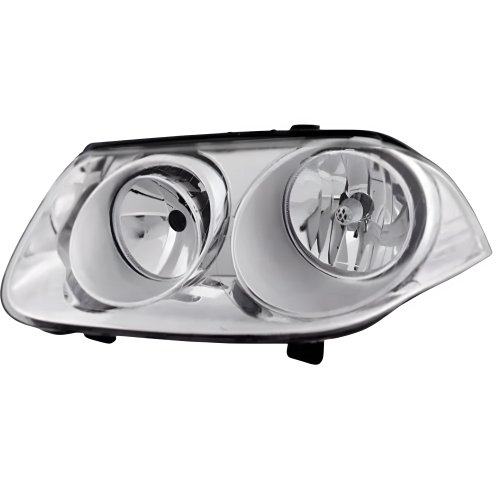 Farol Vw Bora 2007 Até 2012 Máscara Cromada Lado Esquerdo Motorista
