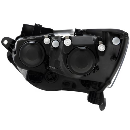 Farol Vw Crossfox 2015 Até 2019 Máscara Negra Friso Cromado Lado Direito Passageiro