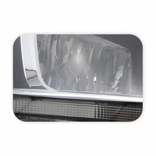 Farol Vw Crossfox 2015 Até 2019 Máscara Negra Friso Cromado Lado Direito Passageiro
