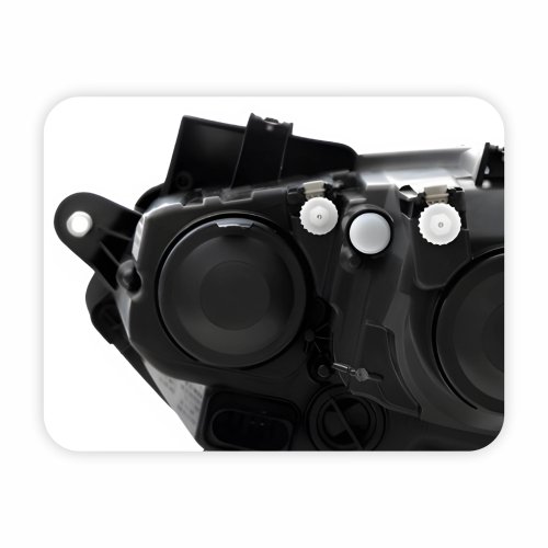 Farol Vw Crossfox 2015 Até 2019 Máscara Negra Friso Cromado Lado Direito Passageiro