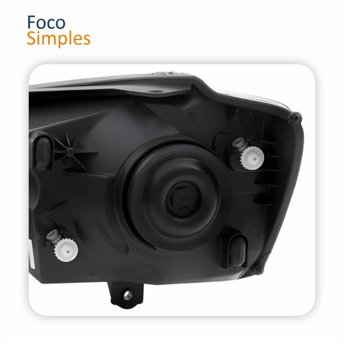 Farol Principal Volkswagen Fox 2011 2012 2013 2014 Foco Simples Lado Direito Passageiro