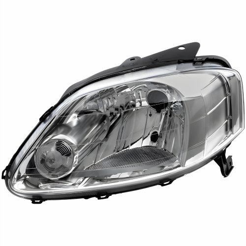 Farol Vw Fox 2003 Até 2009 Crossfox 2005 Até 2010 Spacefox 2005 Até 2009 Foco Simples Mascara Cromada Lado Esquerdo Motorista