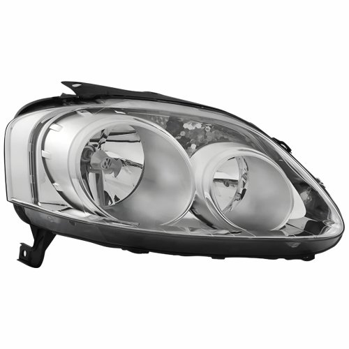 Farol Vw Fox 2008 Até 2010 Máscara Cromada Lado Direito Passageiro