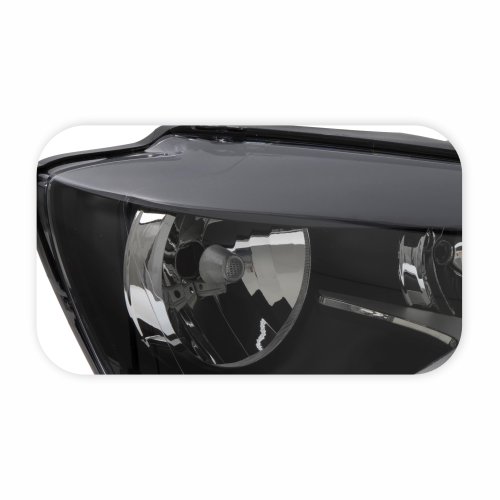 Farol Vw Fox Spacefox Crossfox 2011 Até 2014 Máscara Negra Lado Direito Passageiro