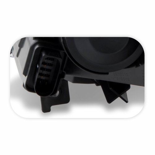 Farol Vw Fox Spacefox Crossfox 2011 Até 2014 Máscara Negra Lado Direito Passageiro