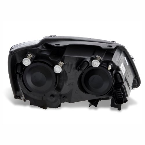 Farol Vw Fox Spacefox Crossfox 2011 Até 2014 Máscara Negra Lado Esquerdo Motorista
